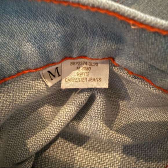 Big Bud Press Denim Carpenter Pants Light Blue Size Medium Petite NEW - Picture 5 of 6